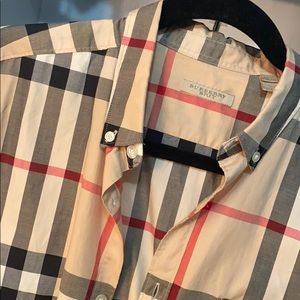 Burberry men’s dress shirt NWOT